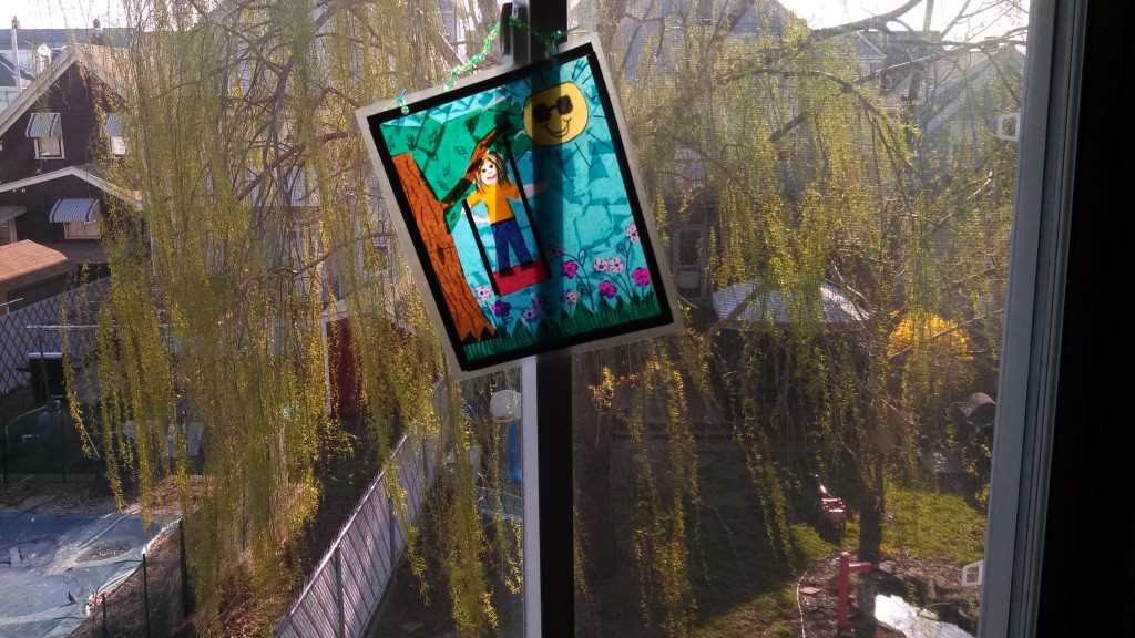 Idea No. 154: Stained Glass meets Tissue Paper